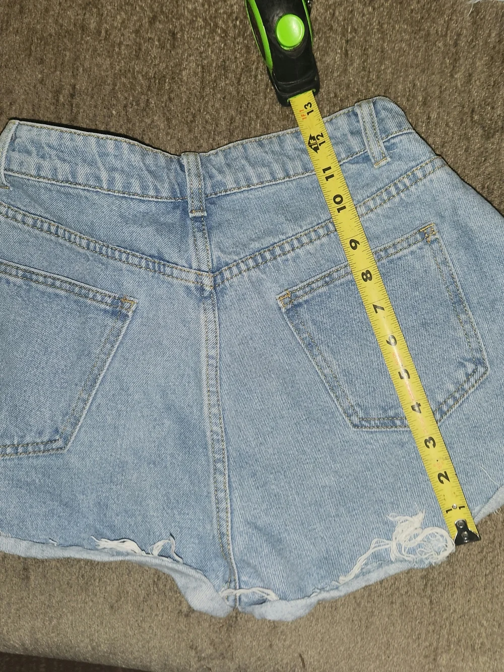 Light Wash Denim Shorts - Women